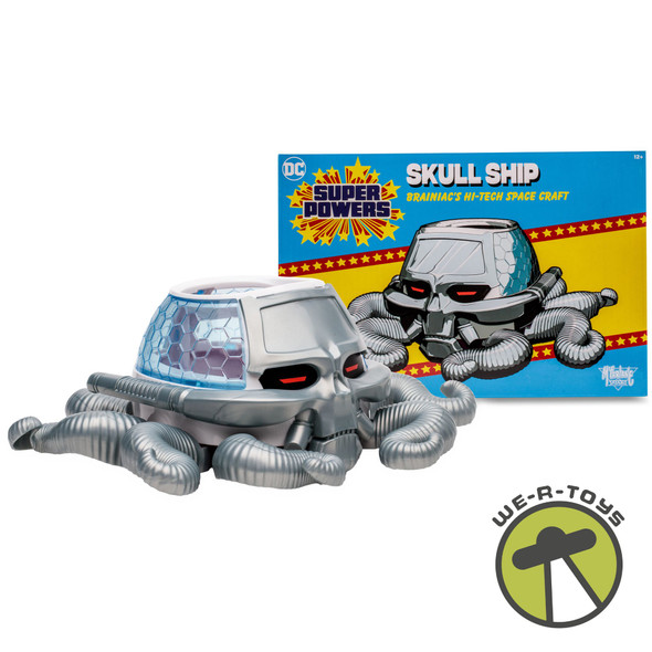 DC Super Powers Skull Ship Brainiacs Hi-Tech Space Craft Vehicle McFarlane Toys
