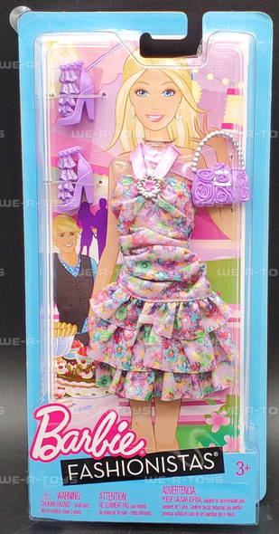 Barbie Fashionistas Garden Party Dress Fashion 2011 Mattel # W3178 NRFP
