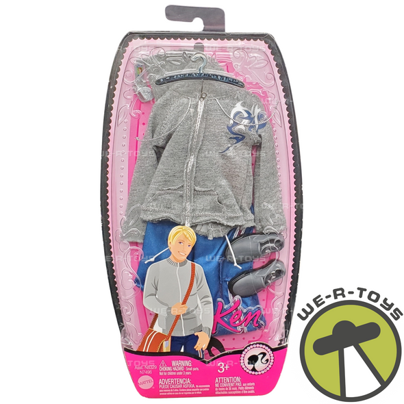 Barbie Ken Fashion Hoodie, Track Pants, and Loafers Set 2009 Mattel N7496 NRFP