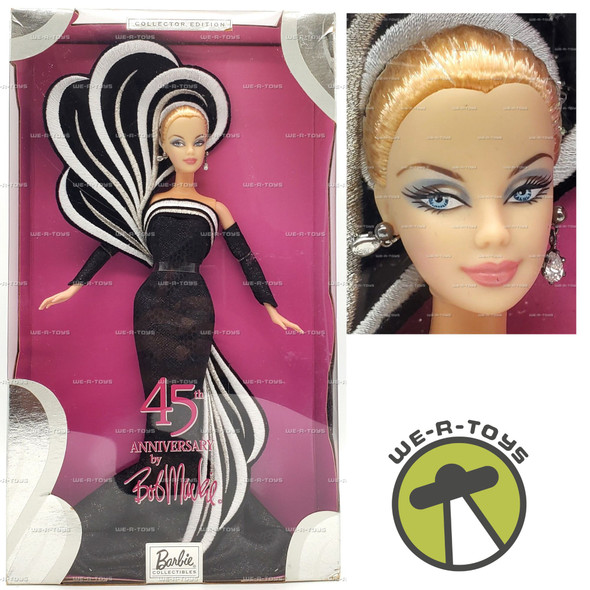 45th Anniversary Barbie Doll by Bob Mackie Collector Edition 2003 Mattel #B3452