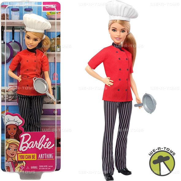 Barbie I Can Be Chef Doll 2018 Mattel FXN99