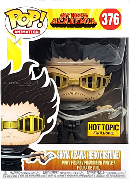 Funko Pop 376 My Hero Academia Shota Aizawa Hero Costume Hot Topic Exclusive