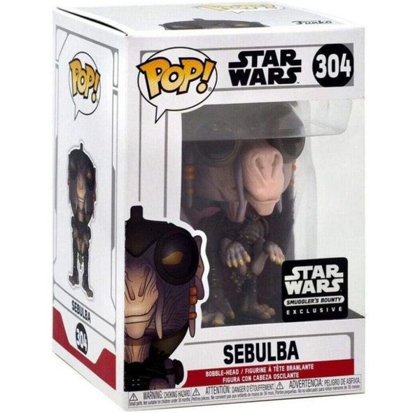 Funko Pop! 304 Star Wars Smuggler's Bounty Pop Exclusive Sebulba Bobble-Head