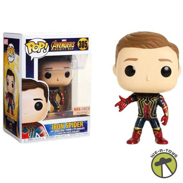 Funko Pop! 305 Infinity War Iron Spider (Unmasked) Exclusive Bobble-Head