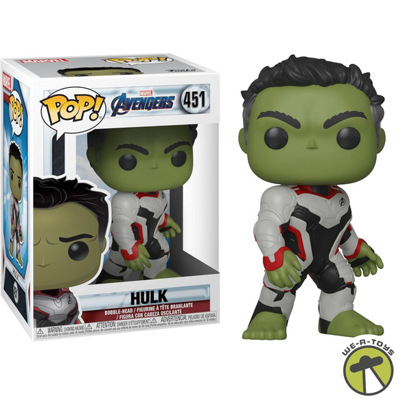 Funko Pop! 451 Marvel Avengers Endgame Hulk Bobble-Head