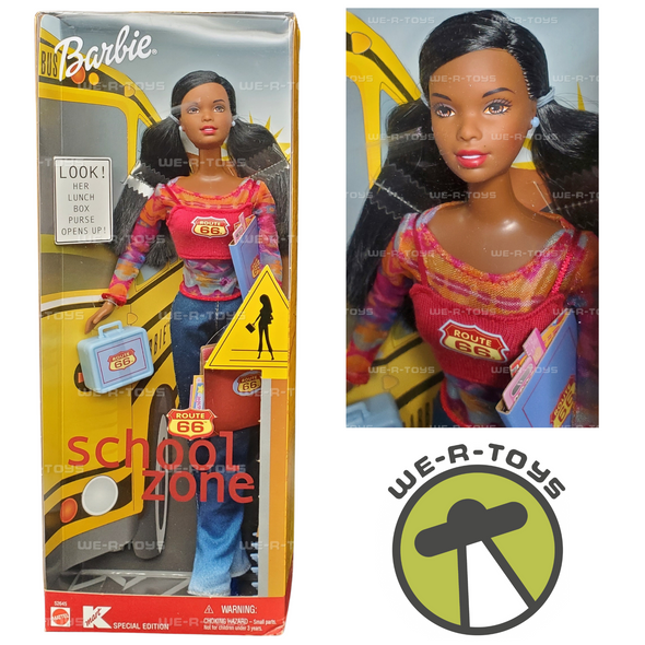Barbie Route 66 School Zone African American Doll Kmart 2001 Mattel 52644 NRFB