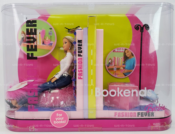 Barbie Fashion Fever Bookends Doll & Playset 2005 Mattel #H9828 NRFB