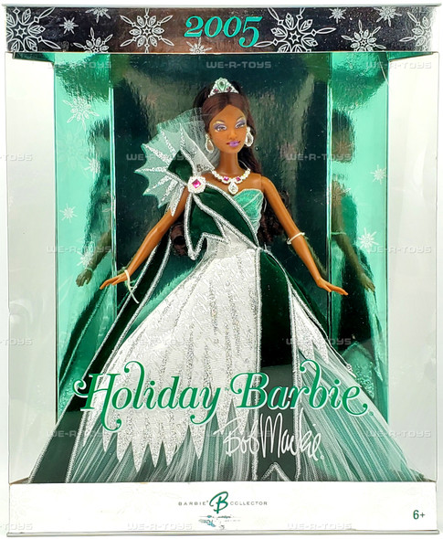 2005 Holiday Barbie Doll Emerald African American by Bob Mackie Mattel H9648