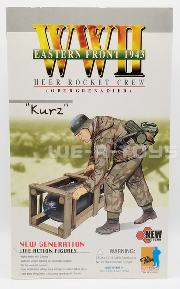 Kurz WWII Eastern Front 1943 Action Figure Heer Rocket Crew New Generation 70201