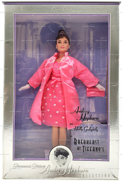 Audrey Hepburn Breakfast at Tiffany's Pink Princess Doll 1998 Mattel 20665