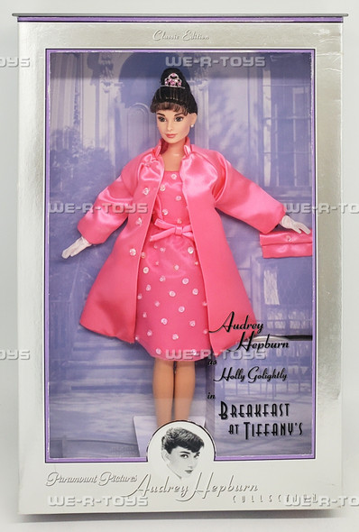 Audrey Hepburn Breakfast at Tiffany's Pink Princess Doll 1998 Mattel 20665