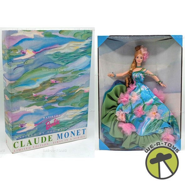 Water Lily Barbie Doll Inspired by Claude Monet Paintings 1997 Mattel 17783