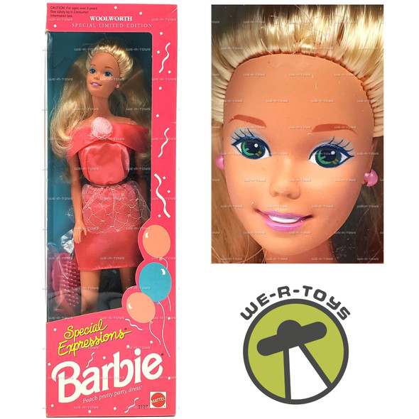 Barbie Special Expressions Doll Woolworth Special Edition 1992 Mattel #3197