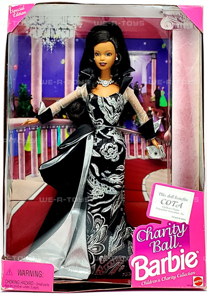 Charity Ball Barbie Doll African-American COTA 1997 Mattel 19132
