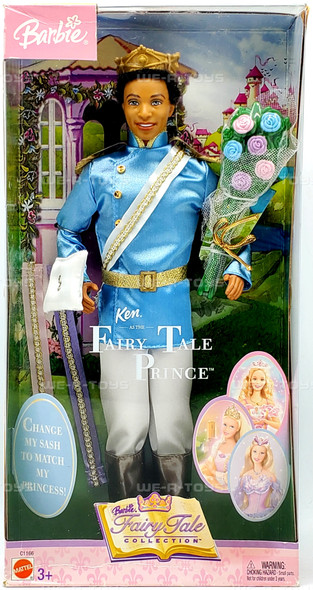 Ken as the Fairy Tale Prince Barbie Doll African American2003 Mattel C1166