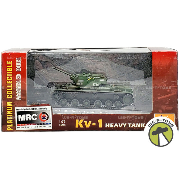 WWII Ground Armor Kv-1 Heavy Tank 1:72 Assembled Model 2006 Easy Model 36288