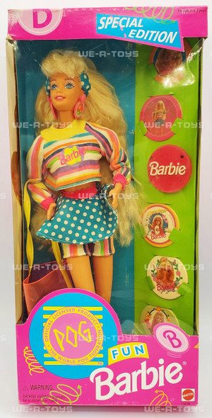 Barbie World POG Fun Doll 1994 Mattel #13239 NRFB