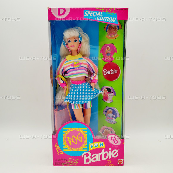 Barbie World POG Fun Doll Special Edition 1994 Mattel #13239 NEW