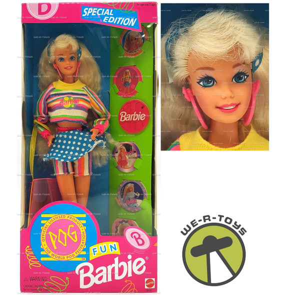Barbie World POG Fun Doll Special Edition 1994 Mattel #13239