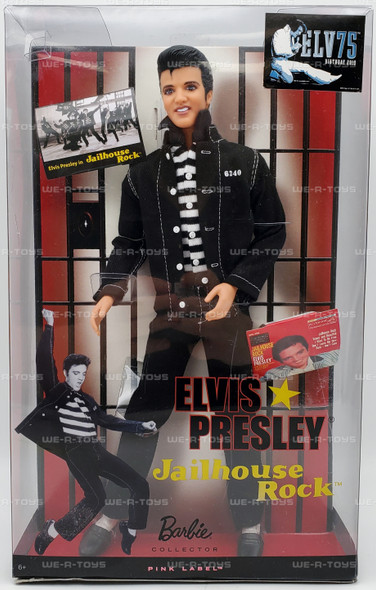 Barbie Elvis Presley Jailhouse Rock Doll Pink Label 2009 Mattel #R4156 NRFB