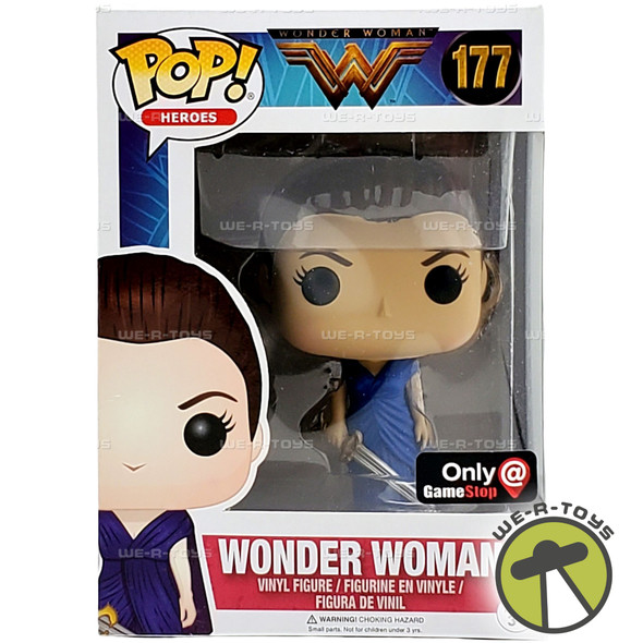 Funko POP! DC Heroes Wonder Woman 177 Blue Dress Vinyl Figure