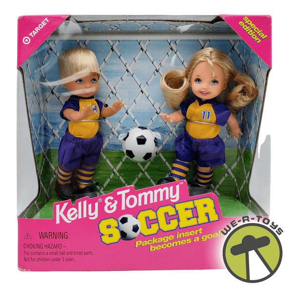Barbie Kelly & Tommy Soccer Dolls Target Exclusive 1999 Mattel #22963 NRFB