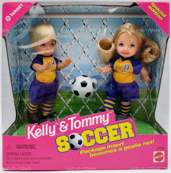 Barbie Kelly & Tommy Soccer Dolls Target Exclusive 1999 Mattel #22963 NRFB