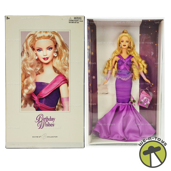 Barbie Birthday Wishes Silver Label Collector Doll 2004 Mattel #C6228 NRFB