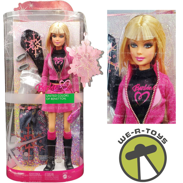 Barbie Loves Benetton Helsinki Doll & Fashion Holiday Set 2005 Mattel J6256 NRFB