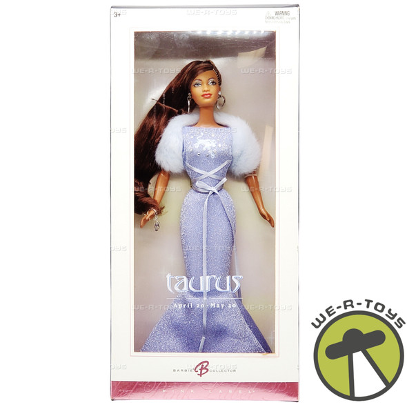 Barbie Zodiac Collection Taurus Doll African American 2004 Mattel No. C6254 NEW