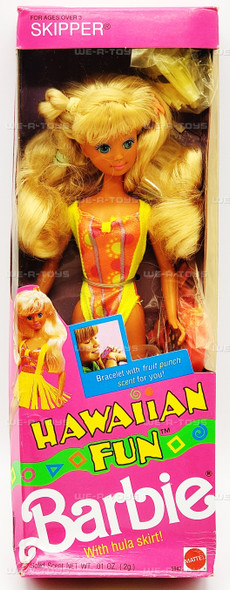 Barbie Hawaiian Fun Skipper Doll 1990 Mattel No. 5942 NEW