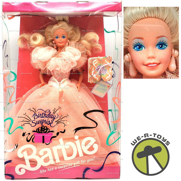 Birthday Surprise Barbie Doll With Surprise Gift For You! 1991 Mattel #3679