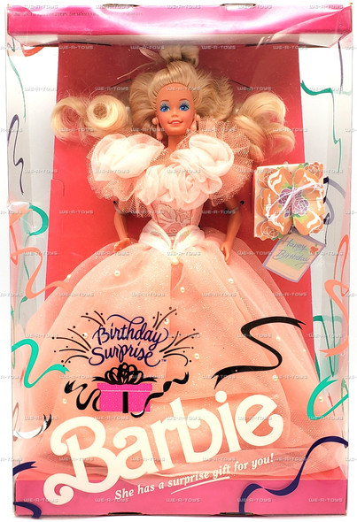 Birthday Surprise Barbie Doll With Surprise Gift For You! 1991 Mattel #3679