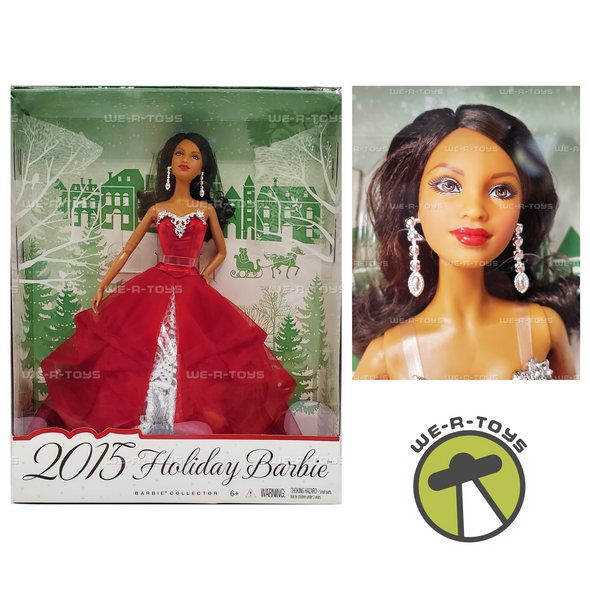Barbie Holiday African American Collector Doll 2015 Mattel #CHR78 NRFB