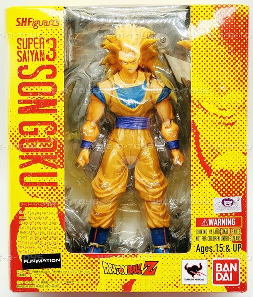 Bandai S.H.Figuarts Dragonball Z Super Saiyan 3 Son Goku Action Figure USED