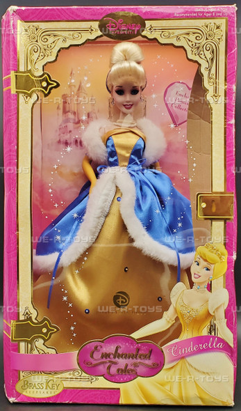 Disney Princess Cinderella Porcelain Doll 2007 Brass Key Keepsakes 3909-3 NRFB