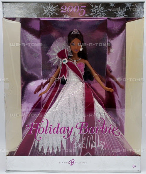 Holiday Barbie Doll African American Bob Mackie 2005 Mattel #H0178 NRFB