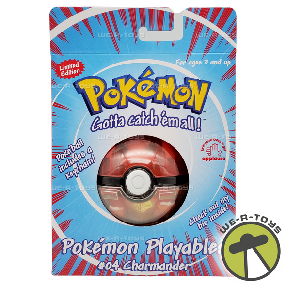 Pokémon Playables #04 Charmander Plush & Keychain 1999 Applause