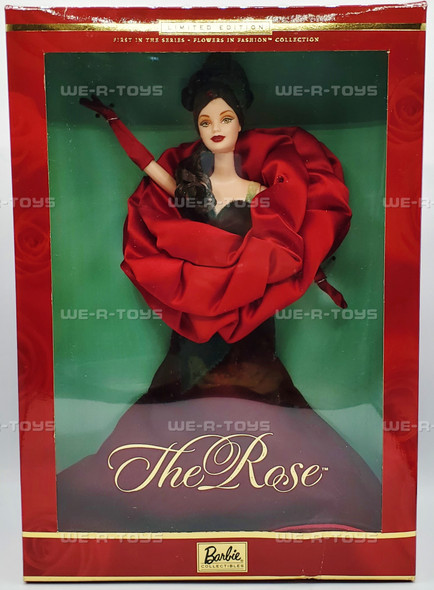 Barbie Limited Edition The Rose Flowers in Fashion Doll 2000 Mattel #29911 NRFB