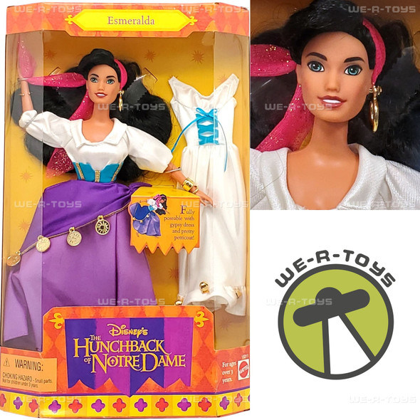 Disney's The Hunchback of Notre Dame Esmeralda Doll 1995 Mattel 15311