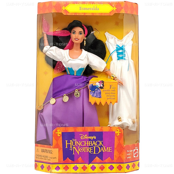 Disney's The Hunchback of Notre Dame Esmeralda Doll 1995 Mattel 15311