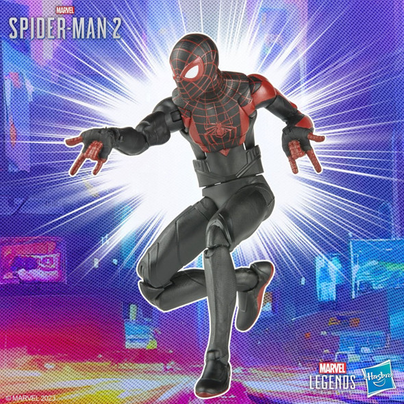 Spider-Man Marvel Legends Gamerverse Miles Morales 6" Action Figure 2023 Hasbro