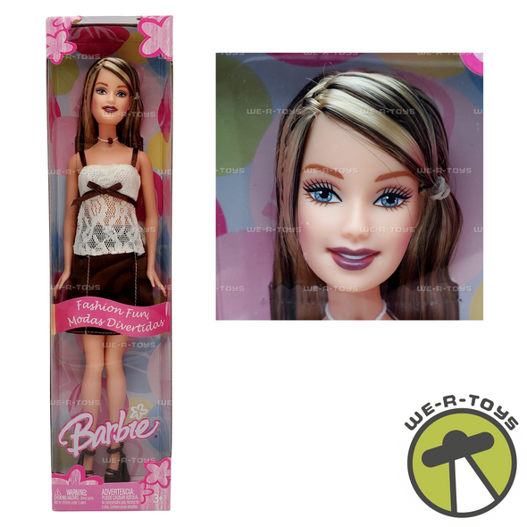 Barbie Fashion Fun Lace Top Doll 2004 Mattel #H6482 NRFB