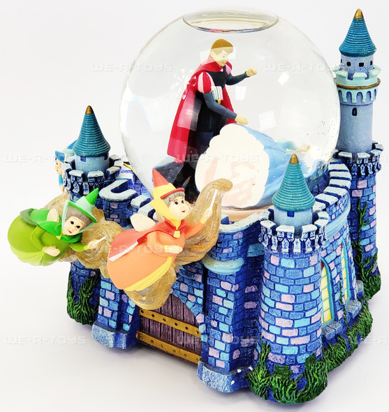 Disney's Sleeping Beauty Musical Snow Globe Once Upon A Dream Disney Store USED
