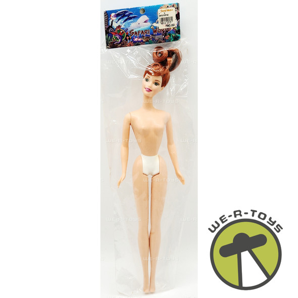 Safari World Bangkok Thailand Gift Shop Red Head Barbie Doll Custom Styled Hair