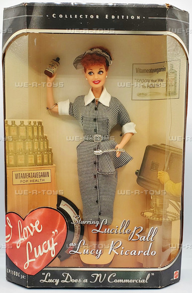 I Love Lucy Episode #30 Lucy Does a Commercial Doll 1997 Mattel #17645 NRFB