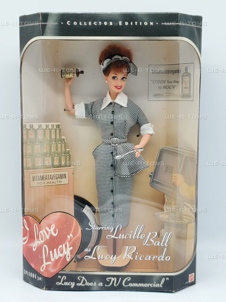 I Love Lucy Episode #30 Lucy Does a Commercial Doll 1997 Mattel #17645