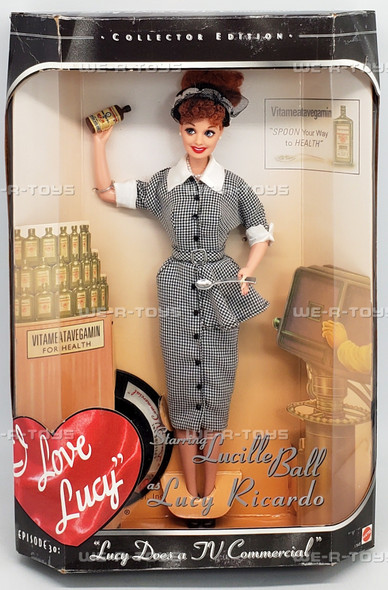 I Love Lucy Episode 30 Lucy Does a Commercial Doll 1997 Mattel #17645