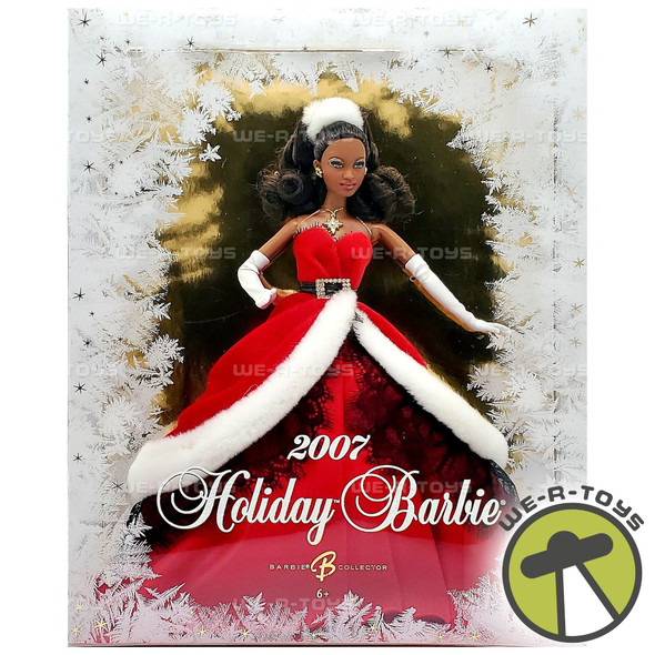2007 Holiday Barbie Collector Doll African American Mattel K7959
