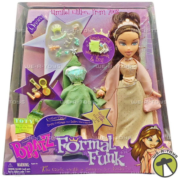 Bratz Formal Funk Limited Edition Prom 2003 Dana Doll 2003 MGA 260424 NRFB